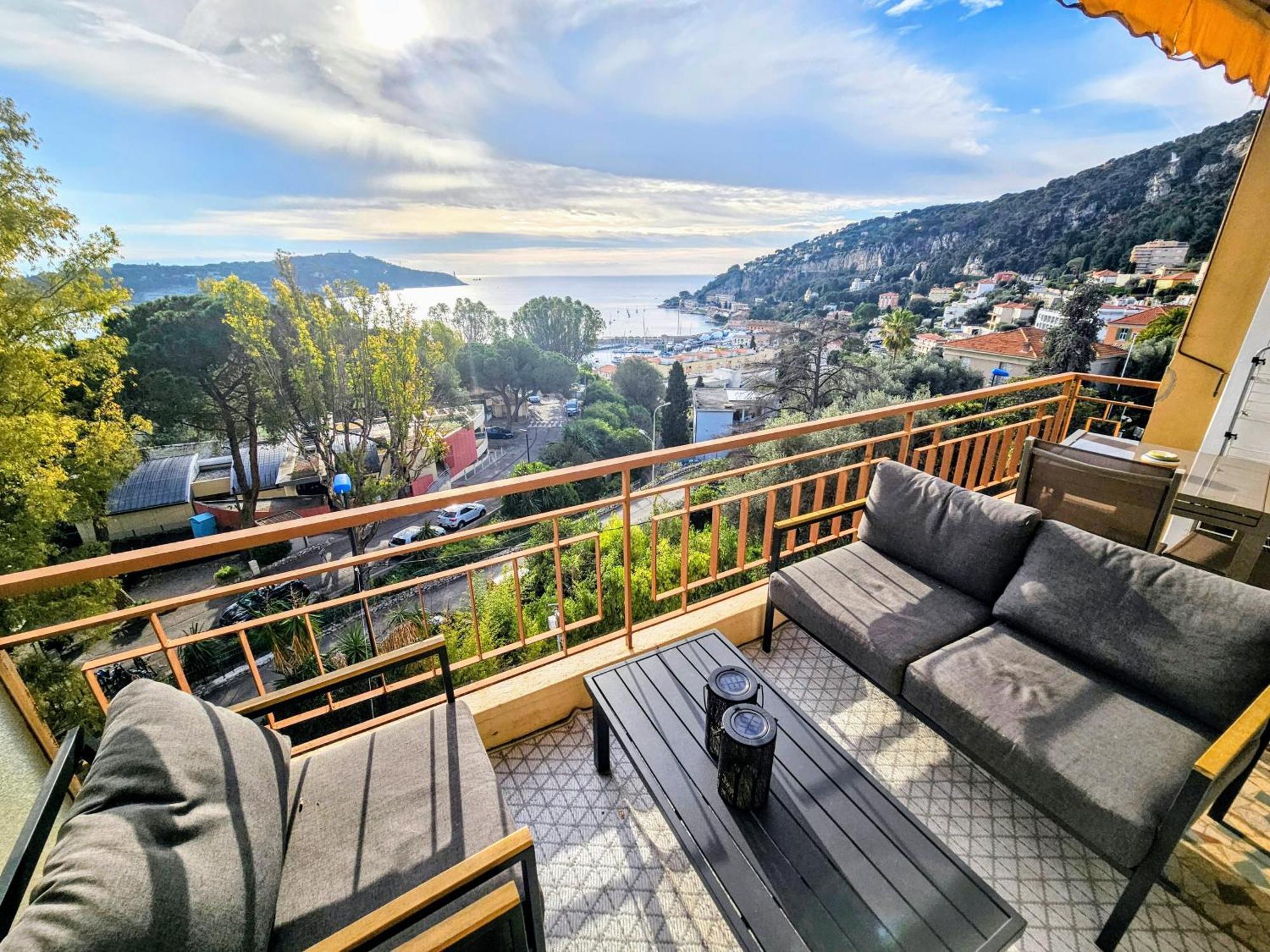 Villefranche Center Bay & Port Sea View Front Exterior foto